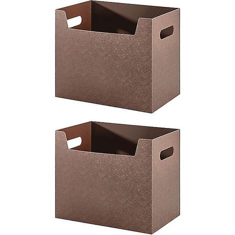Boîte de rangement pour dossiers (2 pièces)