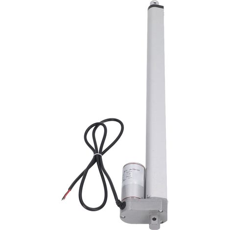 Miniatur-Linearantrieb, 12 V, 750 N, 450 mm, weiß, für Landwirtschaft, Robotik, Außenverfolgung und Hausautomation