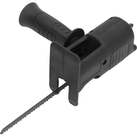 Aufsatzset für Säbelsägen an Akku-Bohrschraubern mit Sägeblättern für Metall- und Holzschnitte sowie Stichsägen (1/5)