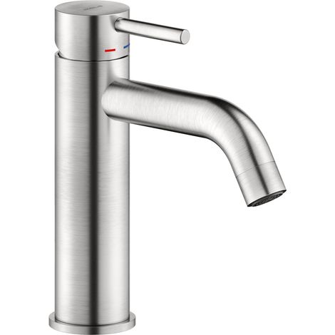 Mitigeur lavabo Live avec vidage push - Nobili - Inox