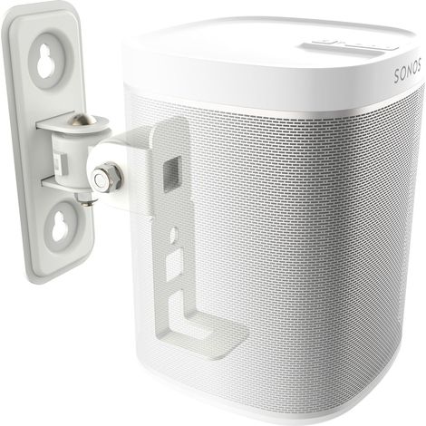 Support Murale Enceinte LH431-W Play 1 Fixation Murale inclinable orientable réglable Haut-Parleur Supports Enceintes TV 1 Pièce (1/5)
