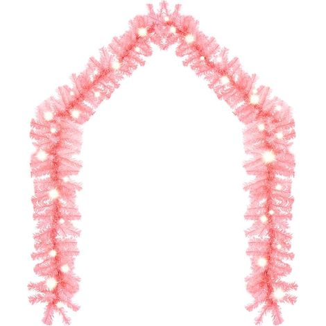 vidaXL Guirnalda de Navidad con luces LED rosa 5 m (1/2)