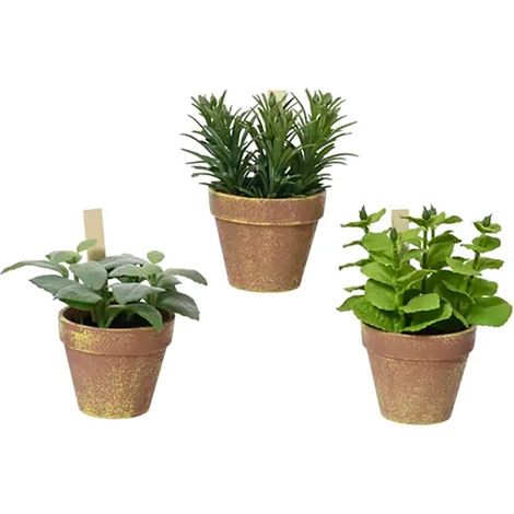 Maceta de planta artificial, modelos variados, ø15 x 17 cm