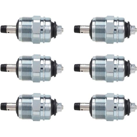Électrovanne de coupure de carburant 6X 12V pour pompe à carburant Isuzu Toyota. Références moteur : 096030-0070, 096010-0690, 096030-0160 (1/5)