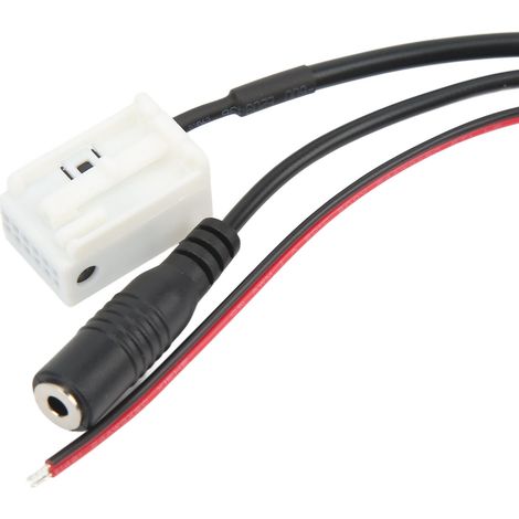 Câble Bluetooth Aux avec Microphone pour Mercedes Classe A W169, B W245, C W203, CLK W209 - Kit Mains Libres Audio Voiture (1/5)