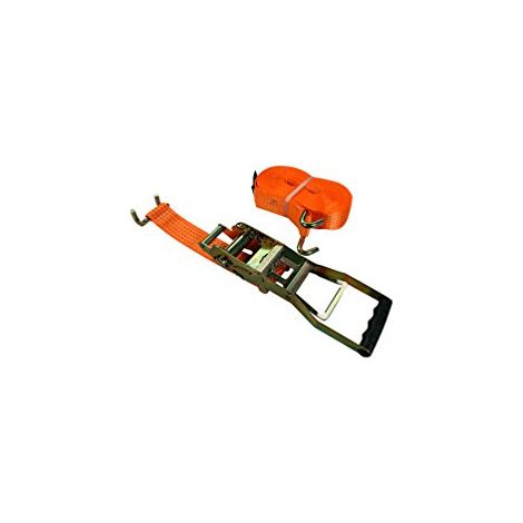 ARRIMAGE CLIQUET INVERSE 2 PARTIES CROCHET FERME 10M 5T 50MM ORANGE