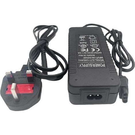 Adaptateur secteur pour trottinette électrique KQi 2/KQi 3 (prise chargeur conforme à l'illustration) (1/5)