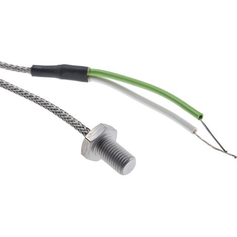 Thermocouple type K Ø M8 Bolt, L 13mm, +250°C max à Câble ( Prix pour 1 )
