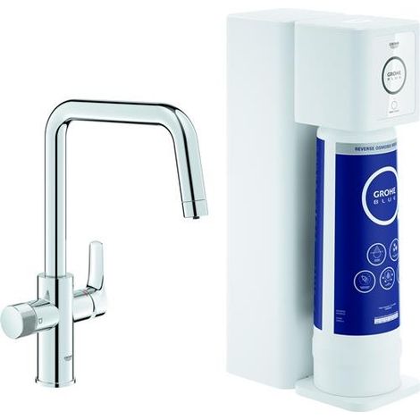 Kit de démarrage GROHE Blue Pure Eurosmart 30586 U-Ausl. UO-Filter chromé