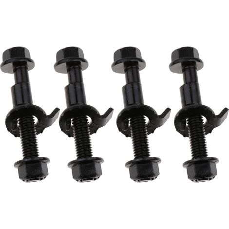 4pcs quatre boulons d'alignement de roue 12mm double vis d'excentrique 12.9 joint (1/5)