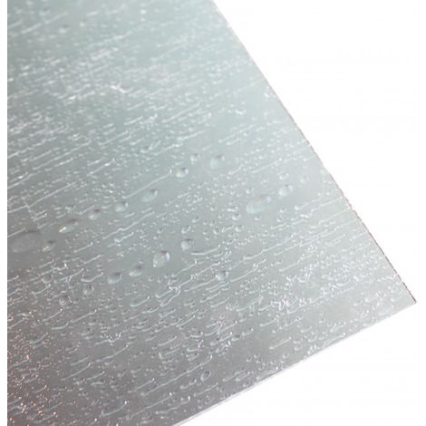Plexiglas Blasenoptik - Transparent, 2,5mm dick, 100x50 cm