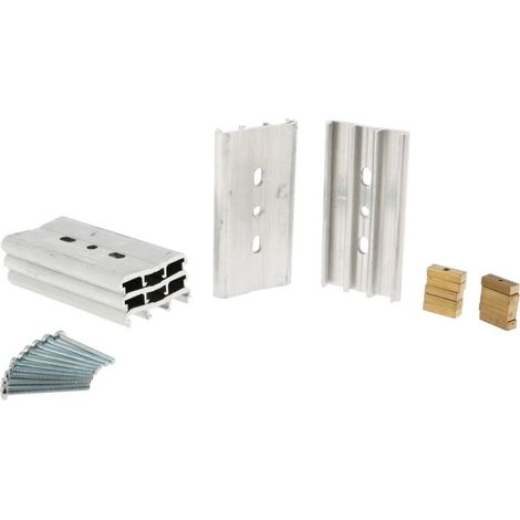 Kit de fixation MONITOR sur radiateur plaque fonte ou colonne aluminium entraxe 4 à 10 mm - THERMADOR 720061