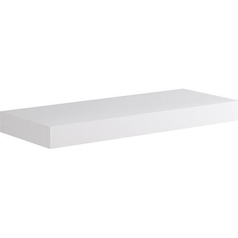 Console Kasari blanc mat, sans perçage ni support, 1200x100x460mm (1/5)