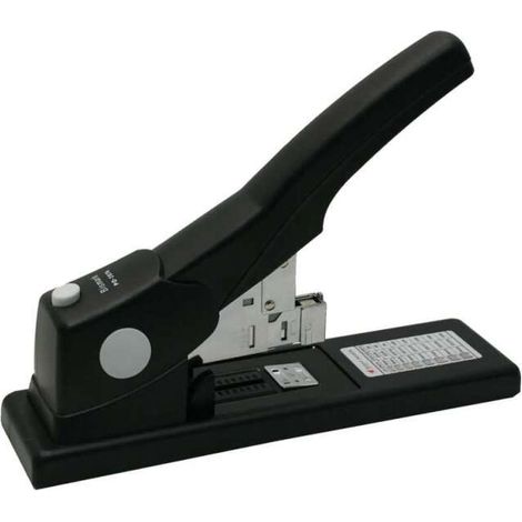 Bismark Hefter of Dicke 24mm - Funktion of Flachheftung - Kapazität für 200 Blätter - Farbe schwarz