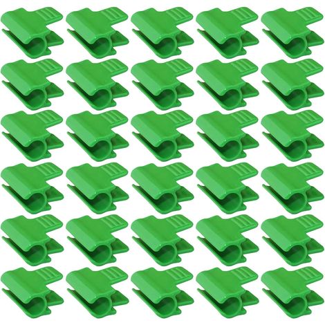 30 pinces de serre, supports de serre, pinces de serre de 11 mm pour plantes (1/5)