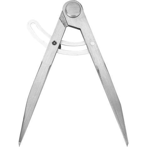 Verstellbarer 155-mm-Stahl-Leder-Markierungszirkel zum Kantenzeichnen für Heimwerker (1/5)