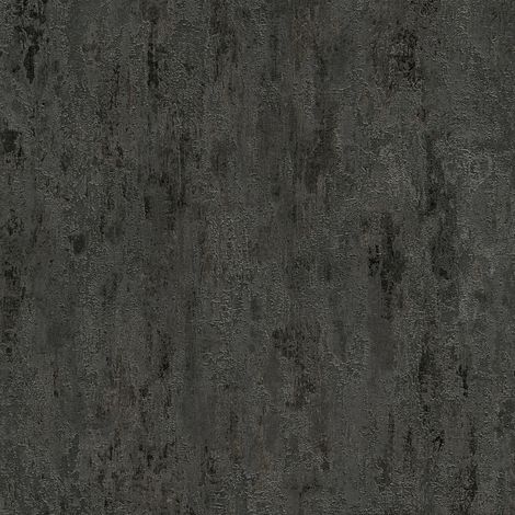 Ton-in-Ton Tapete Profhome 326515 Vliestapete leicht strukturiert unifarben glänzend schwarz silber grau 5,33 m2