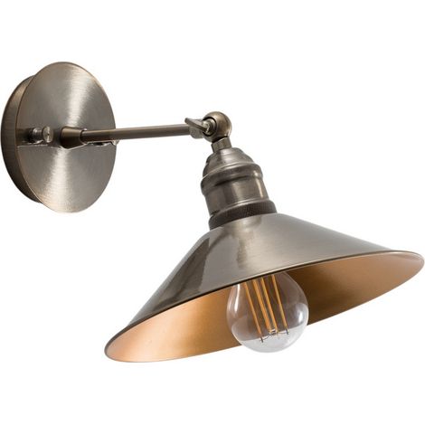 [GEBRAUCHT] B-Ware Opviq Wandleuchte Lampe Berceste N 664 Gold Antik Eisen ø24cm E27 Led