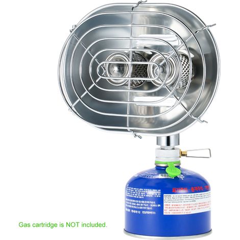 Chauffage extérieur à Double tête, Portable, à rayons infrarouges, pour Camping, poêle à gaz (1/5)