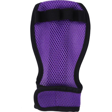 Gant de rééducation pour hémiplégique, respirant, antidérapant, doigts ouverts, fixation de la main, anti-contracture, équipement de thérapie, taille unique. (1/5)