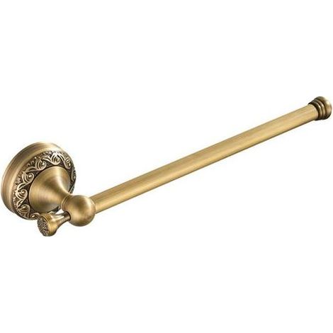 Antique Towel Rail, Retro Brass Towel Rack, Vintage Towel Holder for Bathroom, Wall Mount (1/5)