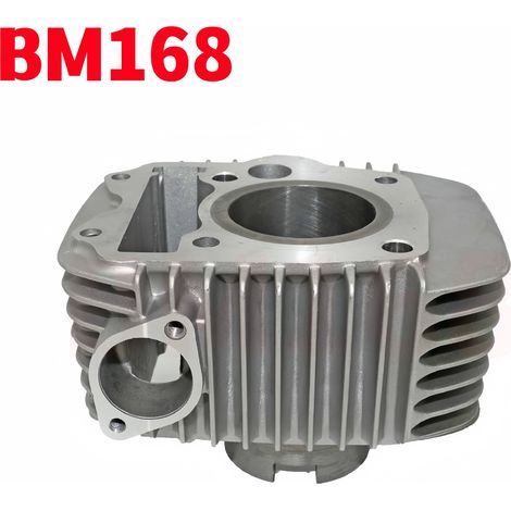 Kit cylindre 52,4 mm pour moto d'Asie du Sud-Est WAVE125, comprenant piston et bloc-cylindres. (1/4)