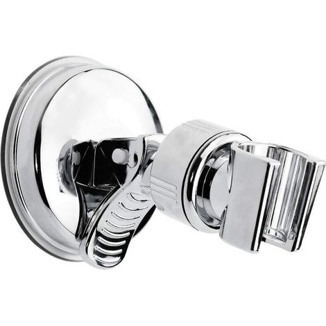 Support de Douche à Rotation 360 °, Ventouse Support de Douche Reglable Sans Percer pour Accessoire Fixation Pommeau Douche Salle de Bains (1/5)