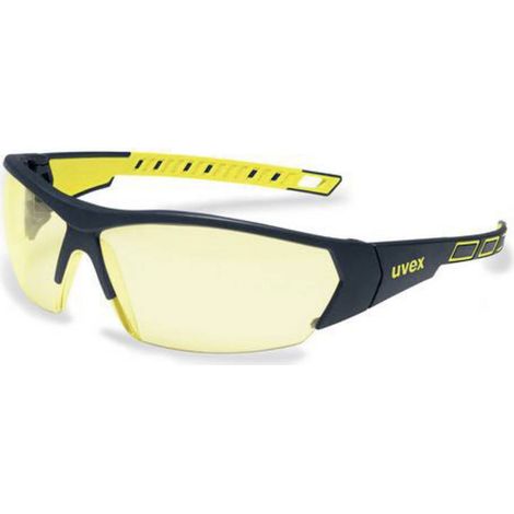 uvex i-works 9194365 Occhiali di protezione Antracite, Giallo (1/3)