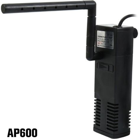 Pompe de filtration d'eau silencieuse pour aquarium avec ventouses, idéale pour les reptiles et les aquariums. - AquaForge
