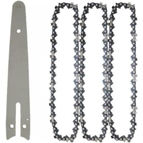 royaluxe -1/4 Guide de chaîne de tronçonneuse 6 pouces Portable tronçonneuse Mini tronçonneuse lame de journalisation élagage scie chaîne accessoires (1/5)