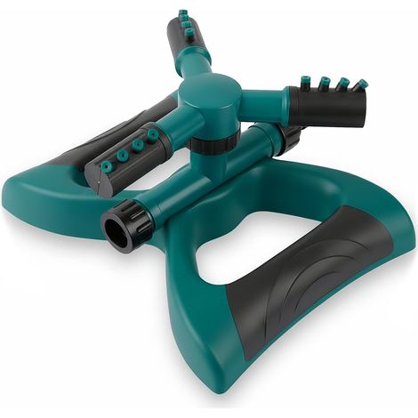 Arroseur de Jardin,Arroseur Automatique, Arrosage 3 Bras Rotatif 360 Système D'irrigation Diamètre de Pulvérisation 8-10M pour Pelouse Plantes Champ de Légumes (1/5)