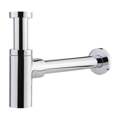 Siphon de lavabo Ø 32 mm – Entrée 1“1/4 – Garde d'eau 50 mm – Longueur sortie murale 300 mm – Entretien simplifié – Sélection Cazabox (1/3)