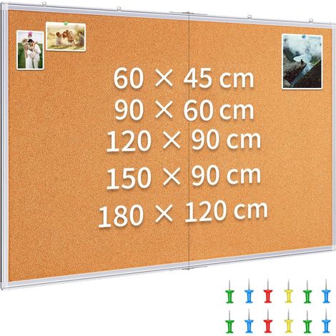Tableau d'affichage en Liège 120x90 cm, Mural Cork Board (1/5)