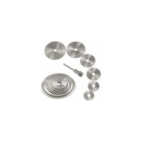 Nouveau 7pc HSS lames de scie outil rotatif, Circulaire en bois de coupe lame de scie Disques pour Dremel Outil rotatif Mandrin avec tige d'extension 1/8quot(3.175mm) (1/4)