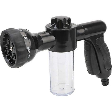 Water Gun Portable Auto Foam Lance Nozzle Jet Wash Tools Cleaning Tool 3 Grades Adjustable Car Washer Sprayer High Pressure (1/5)