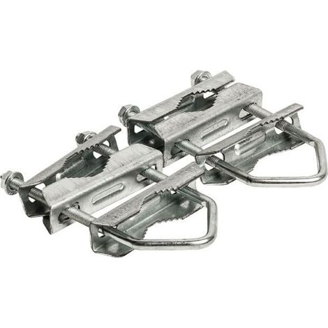 Fixation d'antenne - König - NE550549237 - 40-60 mm - Gris - Pour balcon