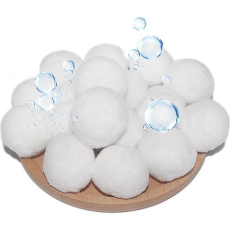 Filter balls 700g for sand filter systems, replacement for 25kg filter sand, suitable for pool filters, swimming pool and aquarium cleaning