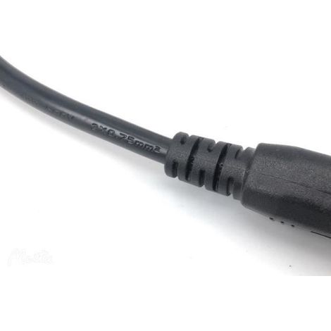 0.3 m - cordon convertisseur de puissance UPS, cable adaptateur IEC 320 male C14 vers femelle C5, IEC 3 broch (1/4)