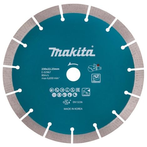 DISCO DIAMANTATO MAKITA 230mm A SETTORI CONCRETE x DCE090 - E-02967