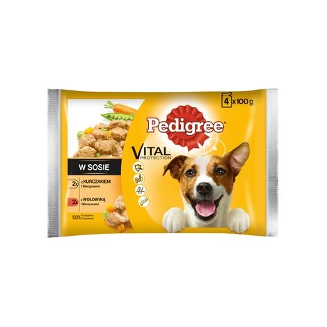 Reinrassiges Hähnchenfleisch, Gemüse, Rindfleisch 4x100g