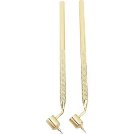 2 stylos applicateur de peinture fluide 0,5 mm 0,7 mm poignée antidérapante en aluminium pour retouche et traçage incliné (1/4)