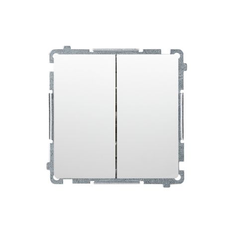 Interrupteur Double Schématique - Blanc - 10 A - Basic Bmw6/2.01/11 - Module Électrique (1/5)