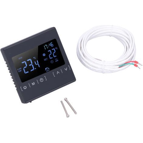 Dual Temperature Thermal Thermostat Control 16A Electric Floor Thermostat Thermoregulator AC85V-240V (1/5)