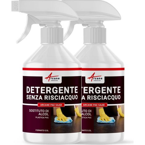 Detergente per lavagna in plastica bianca pvc, alcol free - 1 L (2 x 0,5 L)  - ARCANE INDUSTRIES (1/5)