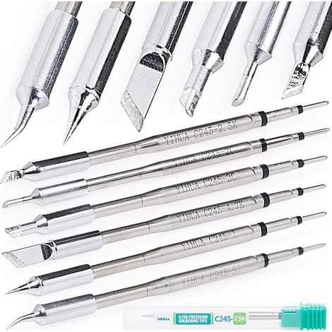 Set mit 6 Yihua C245 Spitzen