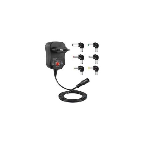 12W Adaptateur Alimentation Universelle 3V 4,5V 5V 6V 7,5V 9V et 12V, Chargeur Secteur Transformateur DC 220V pour VTech Kidimagic Starlight Kidi LightShow Party Sorio 1 2 3S 3 MobiGo Genius (1/5)