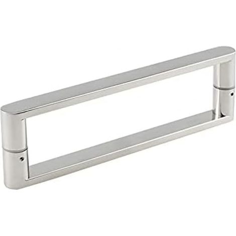 Set de poignée de porte de douche en acier inoxydable de salle de bain - tige coulissante de porte en verre -160mm (1/5)