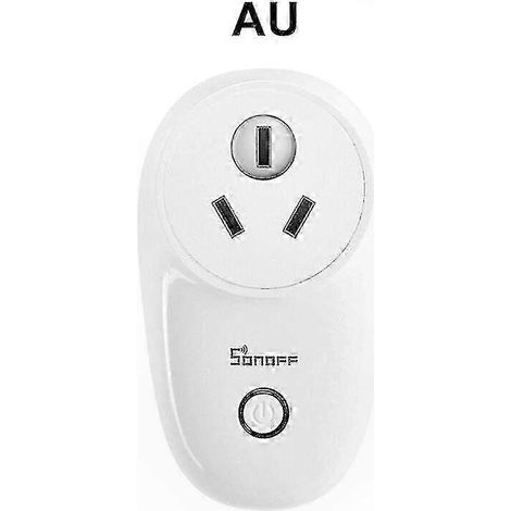 Intelligente WLAN-Steckdose, EU-/USA-Standard, kompatibel mit der Ewelink-App, markenlos (1/5)