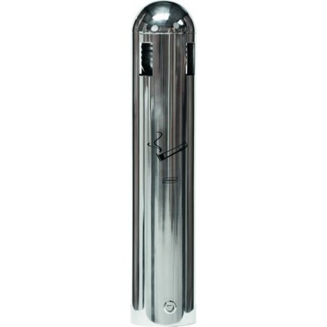 JVD - Cendrier Tubulaire mural 1,8L Inox 304 - Matériel professionnel (1/2)