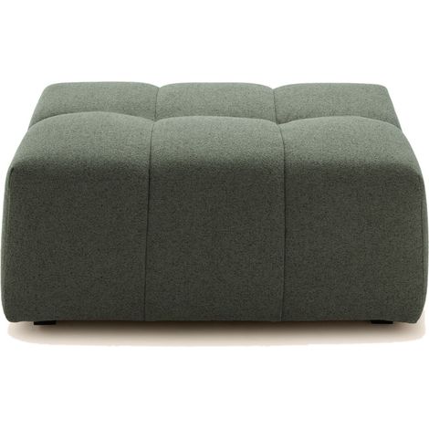 Pouf modulable en Effet capitonné tissu texturé Glory UBERTO (1/4)